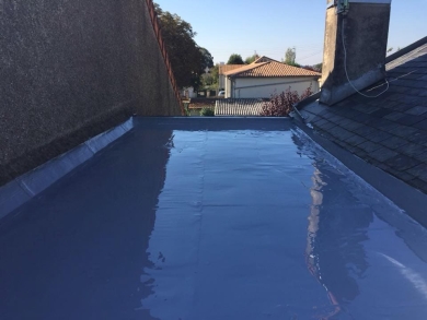 Toiture en bois after