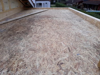 Toiture en bois before